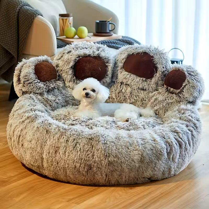 Long Plush Animal Bed