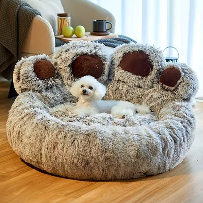 Long Plush Animal Bed