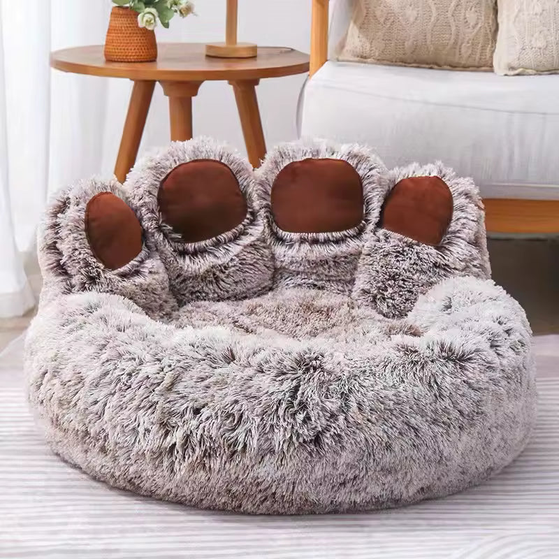 Long Plush Animal Bed