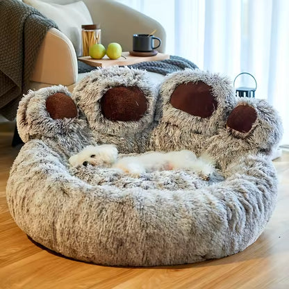 Long Plush Animal Bed