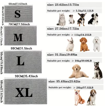 Moisture Absorbent Dog Door Mat